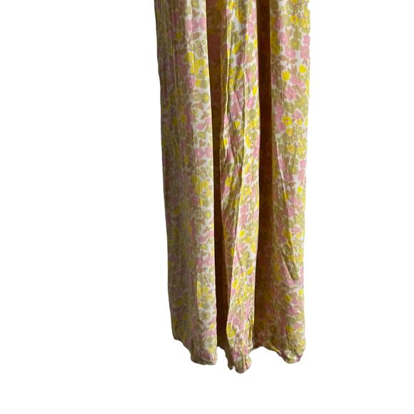 Faithfull the Brand Dolores Ida Floral Print Wide Leg Cropped Jumpsuit Size S - Picture 7 of 12